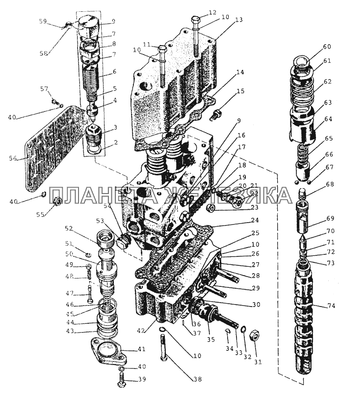 Р80-3/4-222-3Гг Распределитель Р80-3/4-222-ЗГг МТЗ-80 (2002)